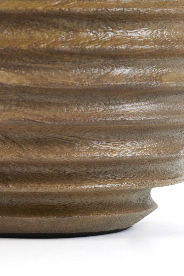 Light & Living Lampvoet Renzo Mangohout Mat Bruin Ø29x38cm