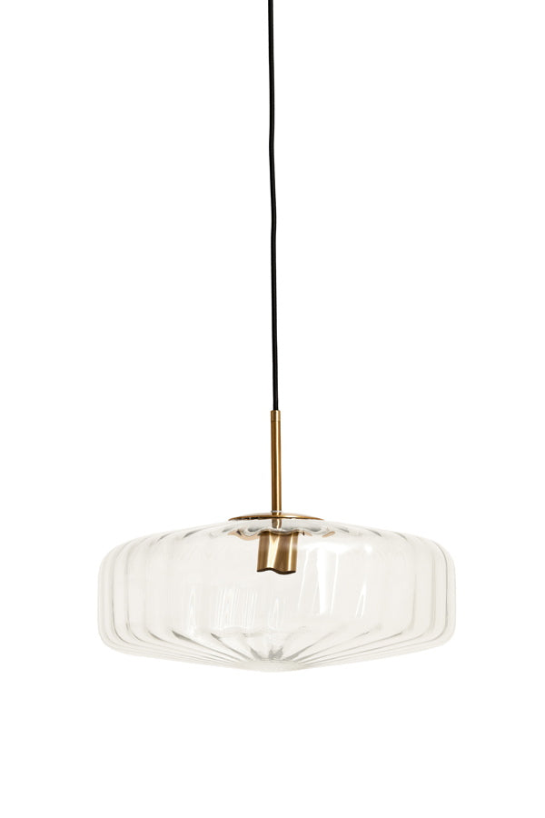 Light & Living Hanglamp Pleat Glas