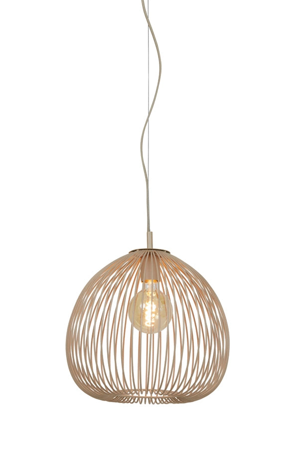 Light & Living Hanglamp Rilana Mat Beige Ø34cm