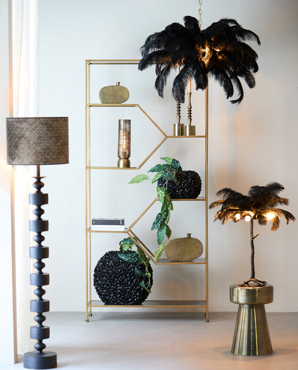 Light & Living Lampenkap Elodi Brons Ø40cm