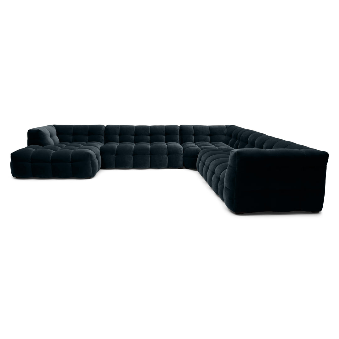 Velvet U-Bank – Luxe Modulaire Zithoek | Royal petrol