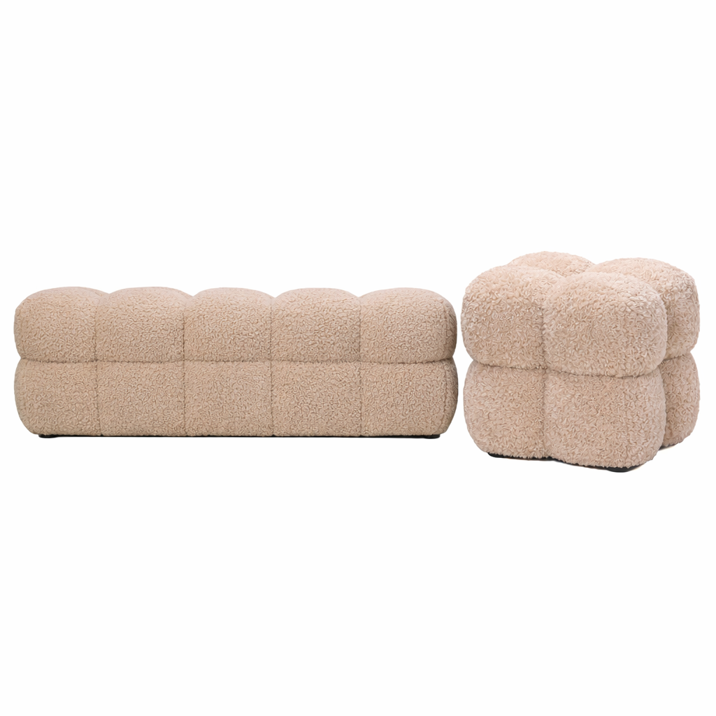 Zitbank Teddy Bruin stof - PTMD