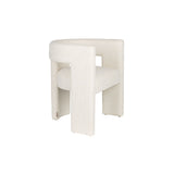 Sculpturale Eetkamerstoel Off-White – Dutchbone Medina