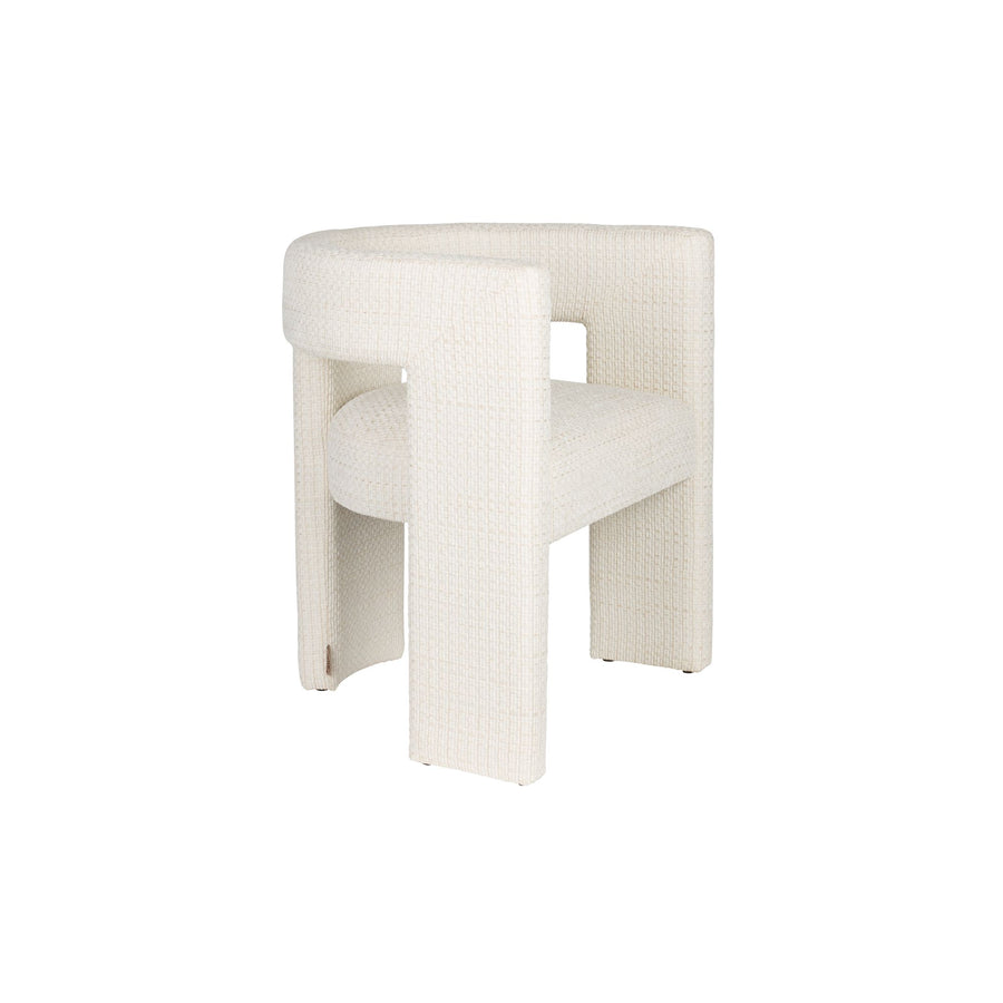 Dutchbone Medina eetkamerstoel off-white
