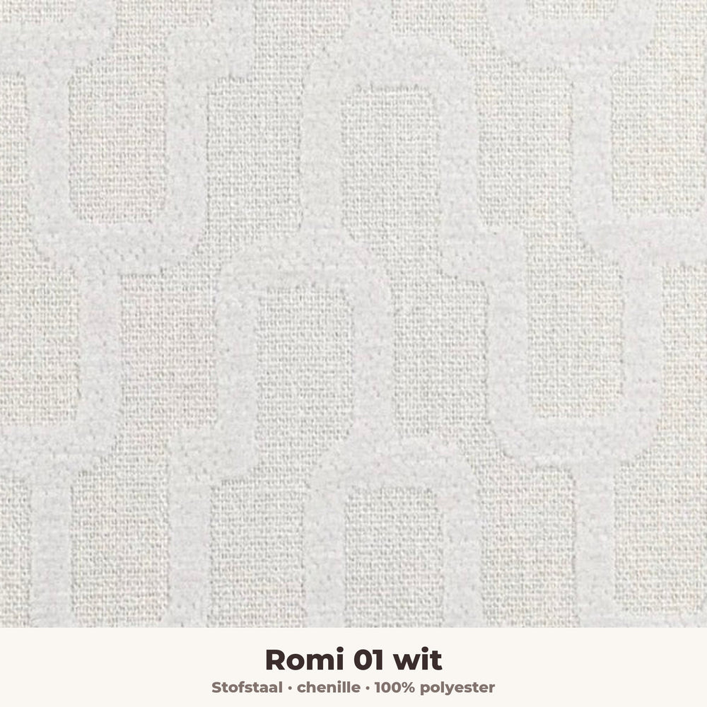Stofstaal Romi 01 wit