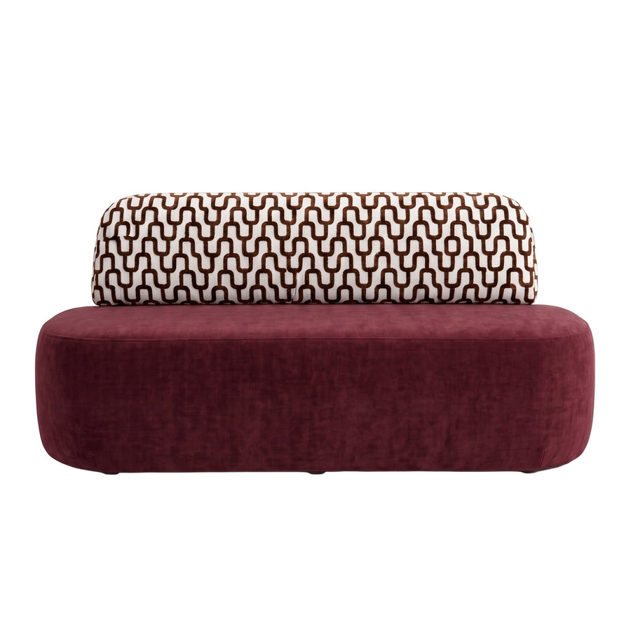 Sevilla Eetbank Bordeaux Romi 58 Terracotta – vooraanzicht