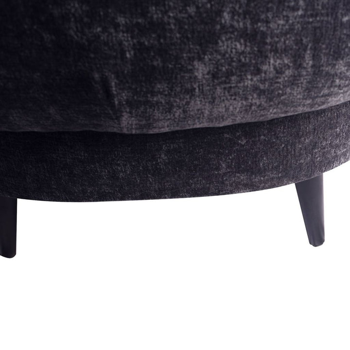 Fauteuil Elefan Antraciet Rond PTMD