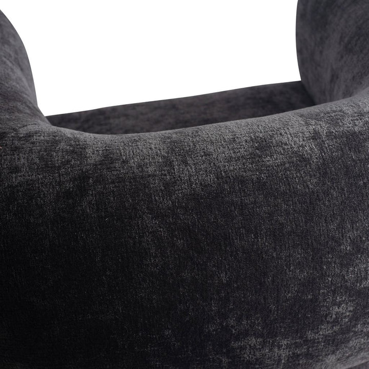 Fauteuil Elefan Antraciet Rond PTMD