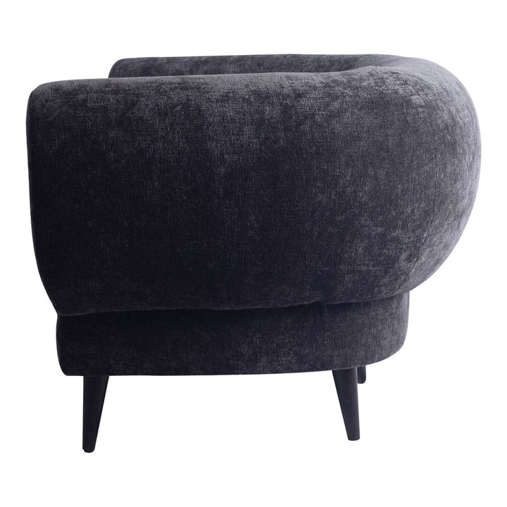 Fauteuil Elefan Antraciet Rond PTMD