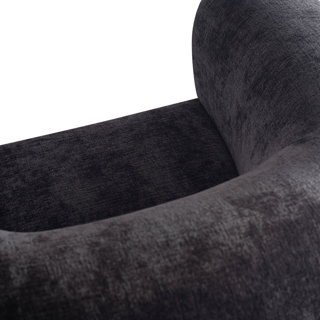 Fauteuil Elefan Antraciet Rond PTMD
