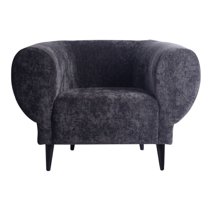 Fauteuil Elefan Antraciet Rond PTMD