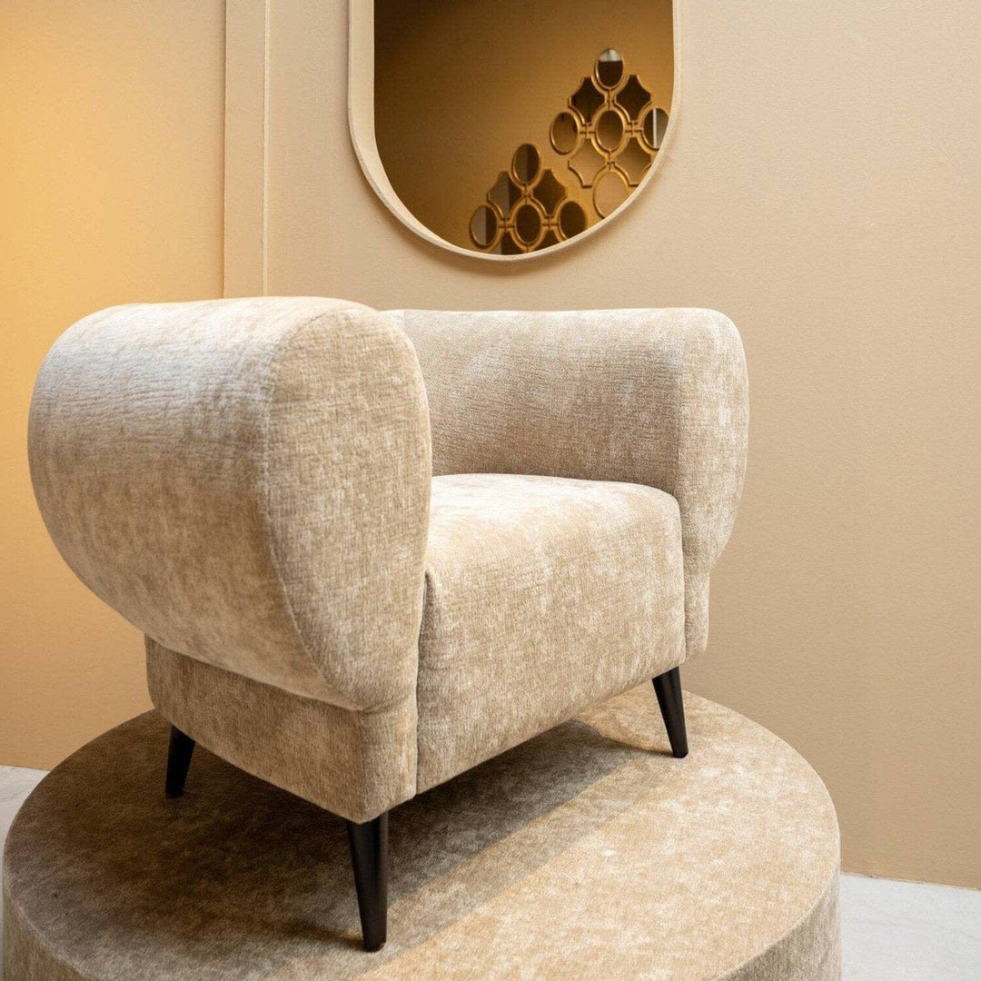 Fauteuil Elefan Cream Rond PTMD
