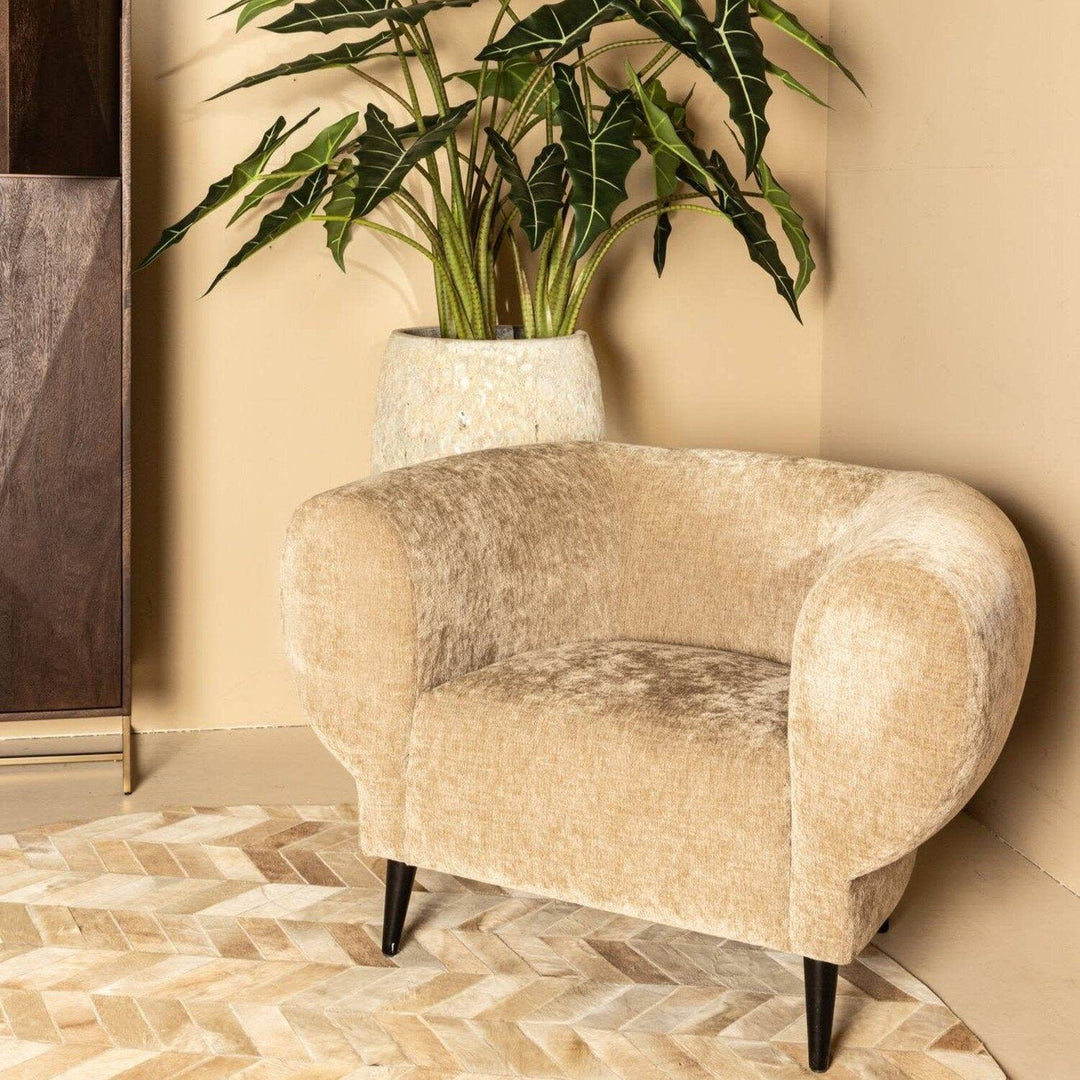 Fauteuil Elefan Cream Rond PTMD