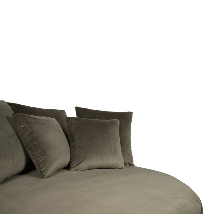 Fayen Fauteuil - Ø121x68cm - Velvet - Groen PTMD