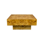 Vierkante houten salontafel 90 x 90 cm bruin – Dutchbone Quinn