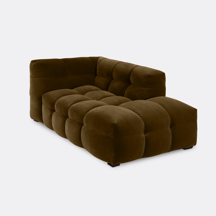 Velvet Chaise Longue – Luxe Ronde Design Ligbank | Royal Army