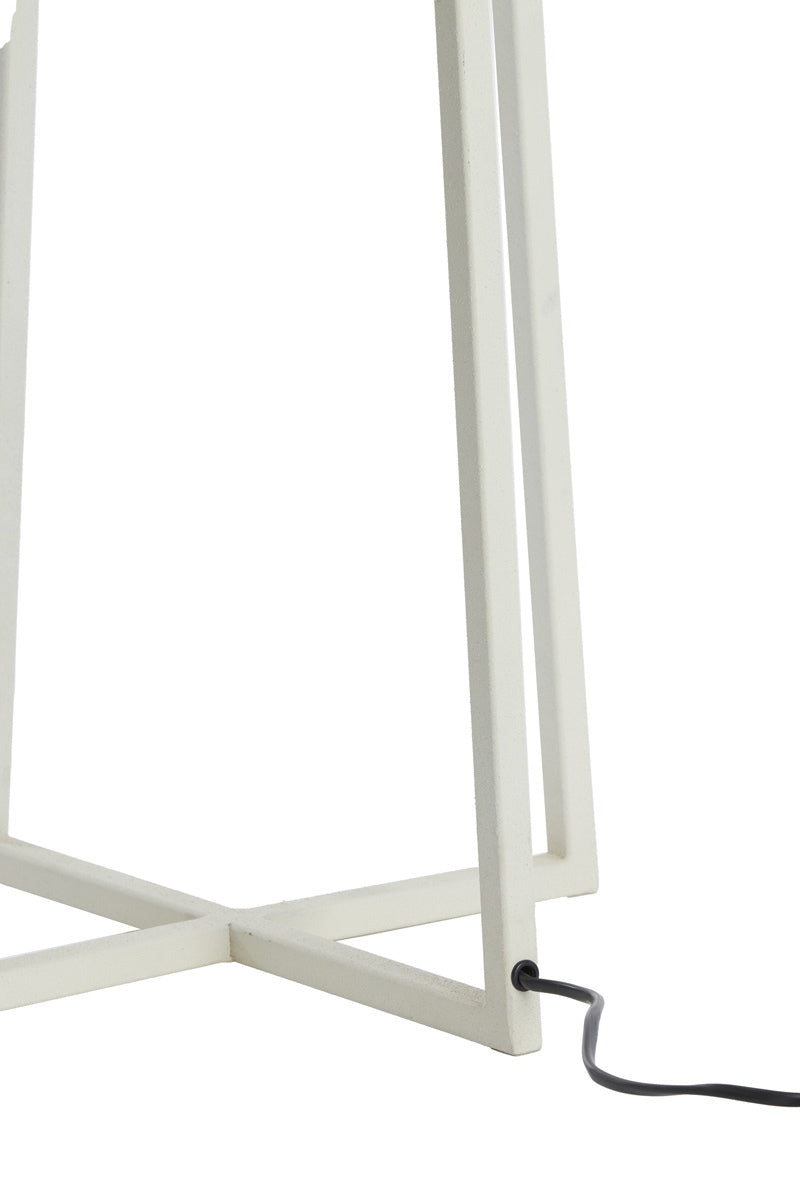 Light & Living Vloerlamp Miley Crème