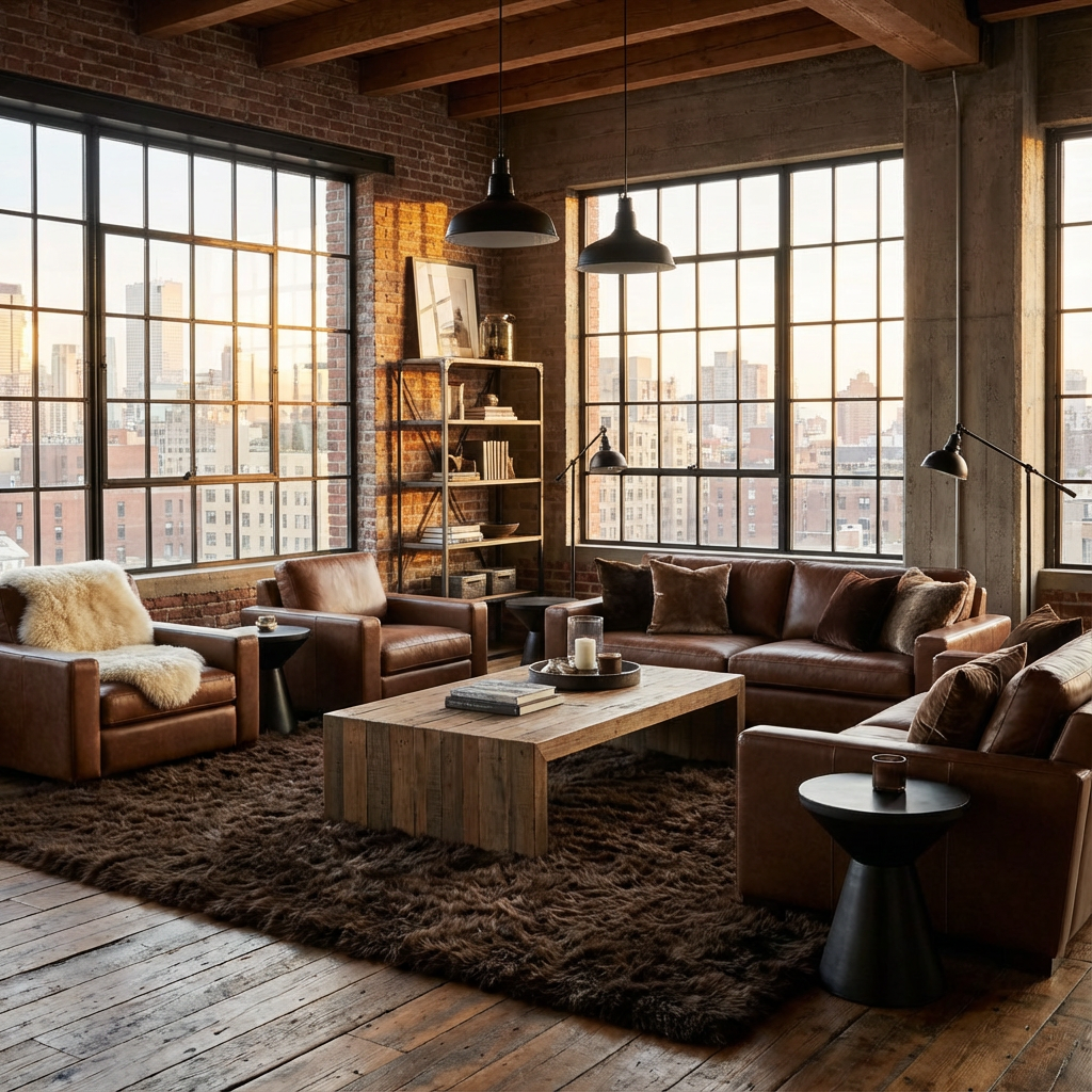 By-Boo Laska Vloerkleed – 190x290– Bruin