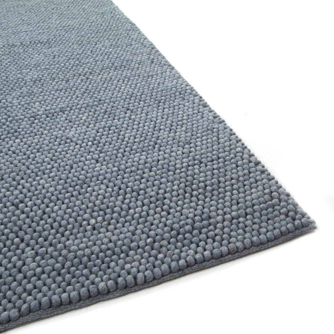 Brinker Feelgood New Loop wollen vloerkleed lichtblauw