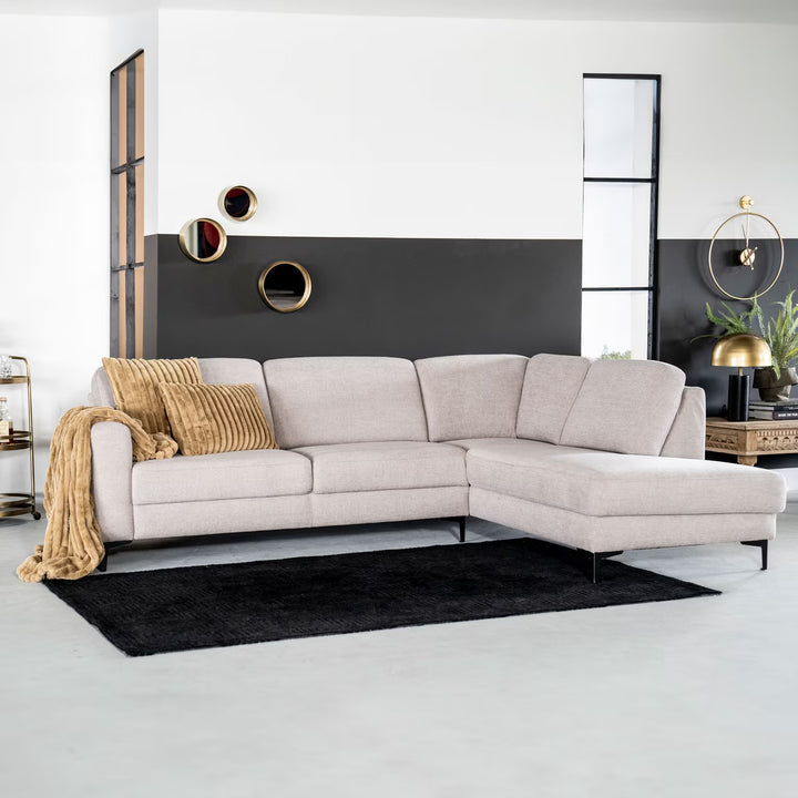 SEVN Hoekbank Felice kleur khaki