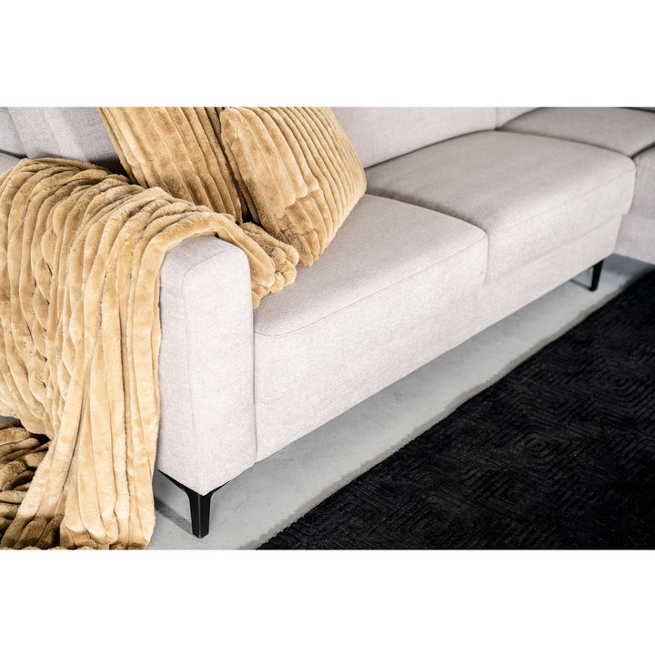 SEVN Hoekbank Felice kleur khaki