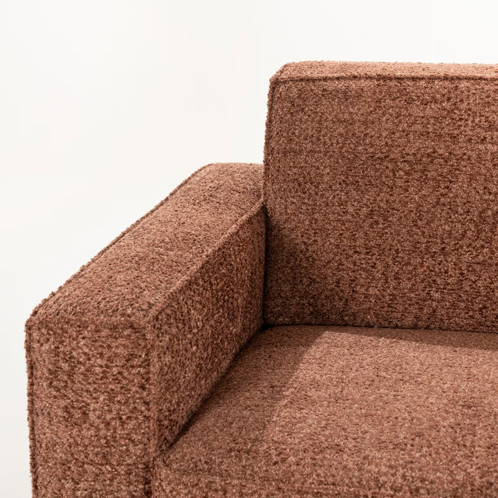 SEVN Loungebank Fleur Venga stof, kleur Hazel