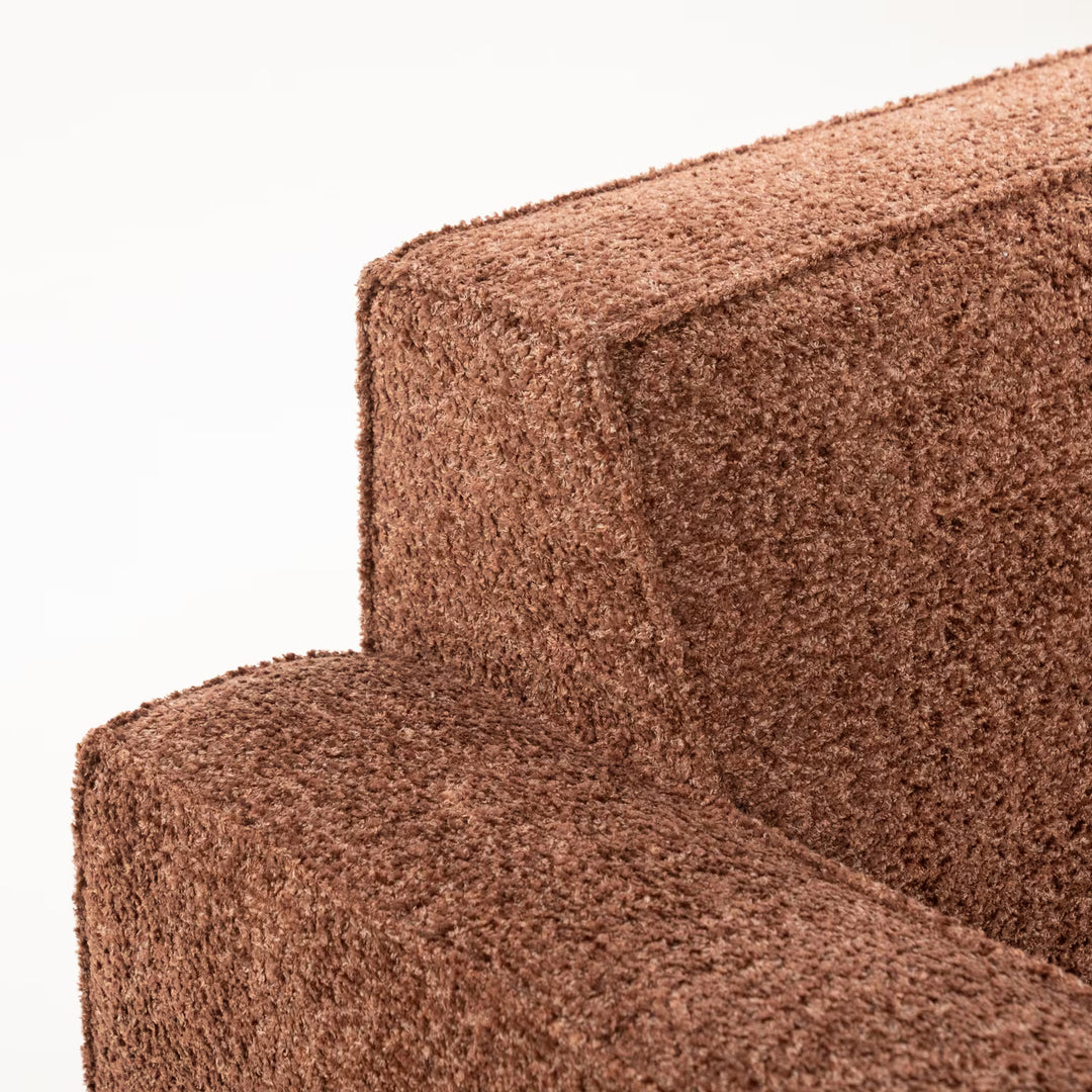 SEVN Loungebank Fleur Venga stof, kleur Hazel