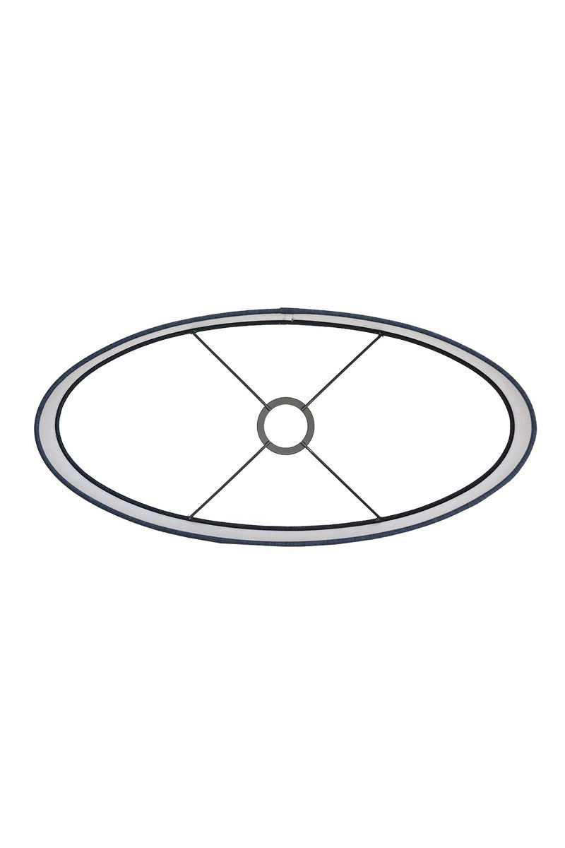 Light & Living Lampenkap Harper Ovaal Blauw L