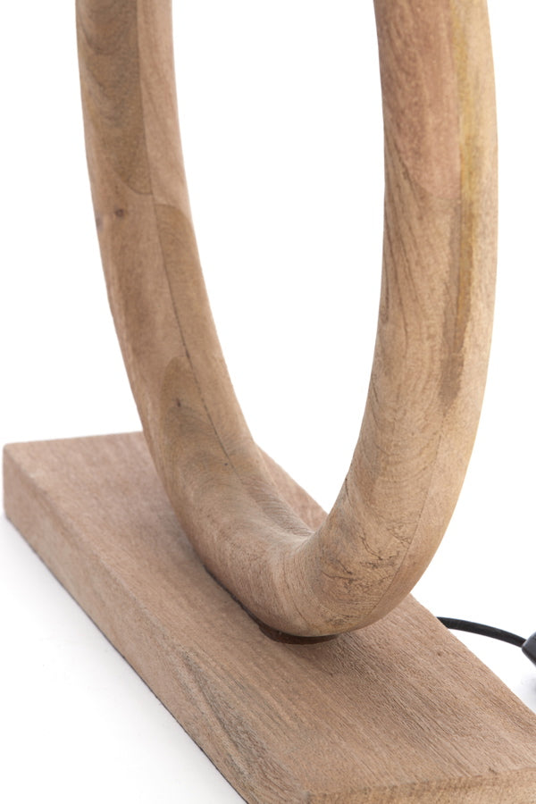 Light & Living Lampvoet Nubia Mangohout