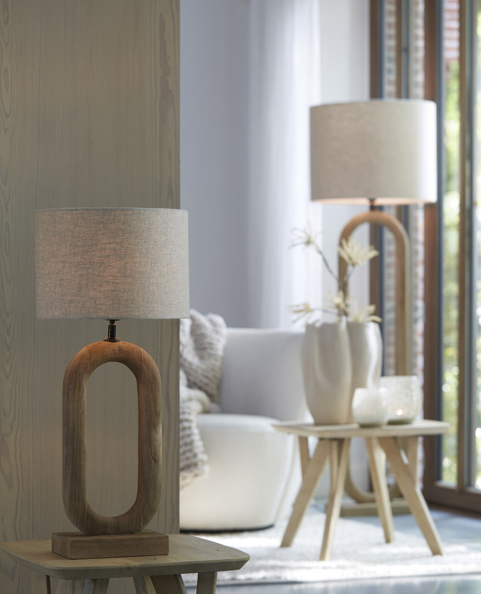 Light & Living Lampvoet Paceco Mangohout