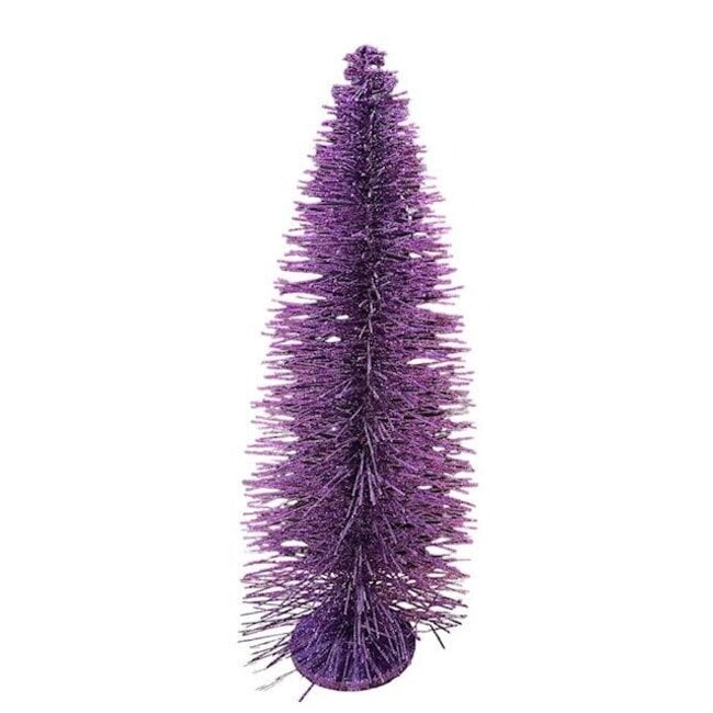 Glitter Kerstboom paars xxl
