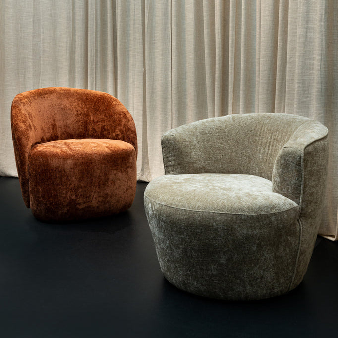 Grasa Fauteuil Roomwit – Fiore Stof 6051 PTMD