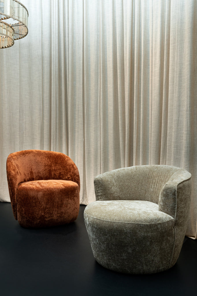 Grasa Fauteuil Wit – Fiore Stof 9852 PTMD