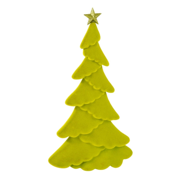 Velvet kerstboom 67x34cm