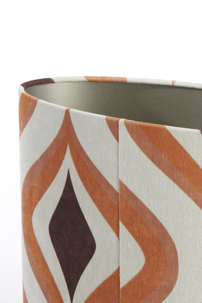 Light & Living Lampenkap Cookie Ovaal Bruin