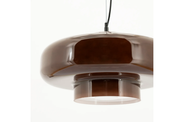 By-Boo Vetro – Hanglamp Taupe (Ø 40 cm)