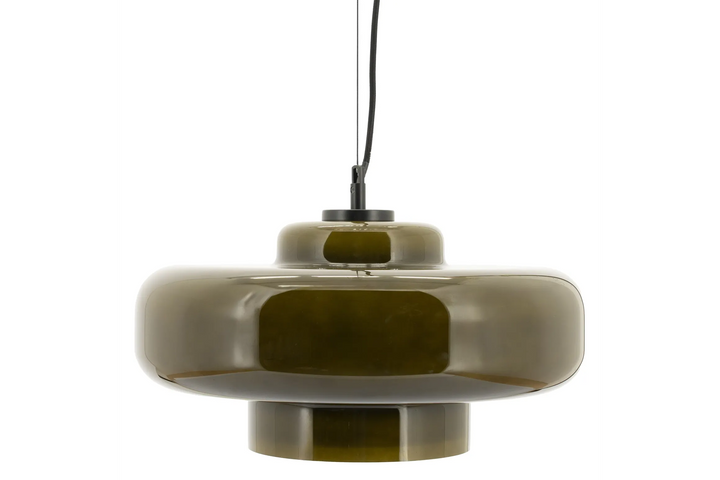 By-Boo Vetro – Hanglamp Taupe (Ø 40 cm)