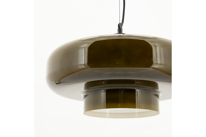 By-Boo Vetro – Hanglamp Taupe (Ø 40 cm)