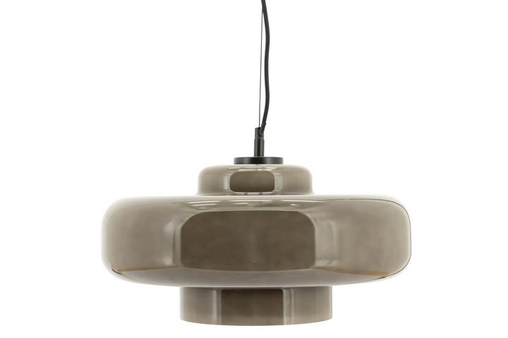By-Boo Vetro – Hanglamp Taupe (Ø 40 cm)