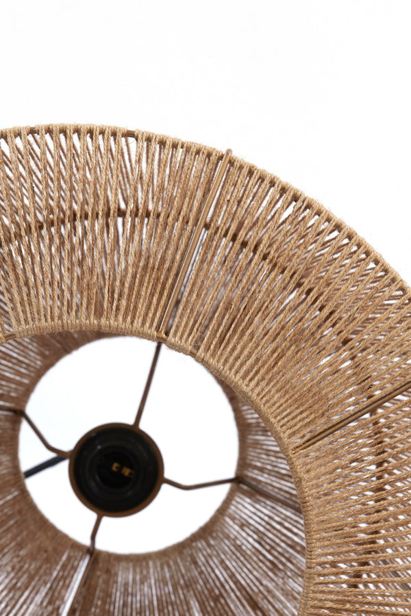 Light & Living Hanglamp Malva Jute Naturel