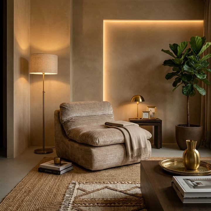 Ligstoel Brisa Cream – Boneless Lounge Chair