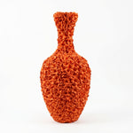 Oranje Design Vaas 80 cm – Grote Decoratieve Vaas voor Interieur