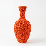 Oranje Design Vaas 80 cm – Grote Decoratieve Vaas voor Interieur