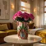 Grote Decoratieve Vaas Pink Leopard