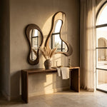 Spiegel Shinju Naturel | Grote Organische Wandspiegel 105x145 cm