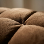 Royal Wood 1,5-zitsbank - Close-up velours en stiknaad