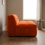 Royal Orange 1,5-zitsbank - Zijaanzicht