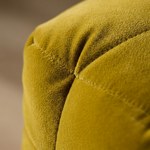 Royal Sun 1,5-zitsbank - Close-up velours en stiknaad