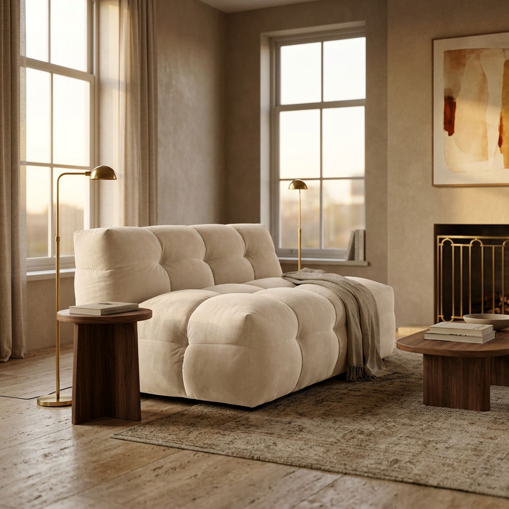 Royal Linen 1,5-zitsbank - Hero interieurfoto