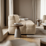 Royal Linen 1,5-zitsbank - Zijaanzicht
